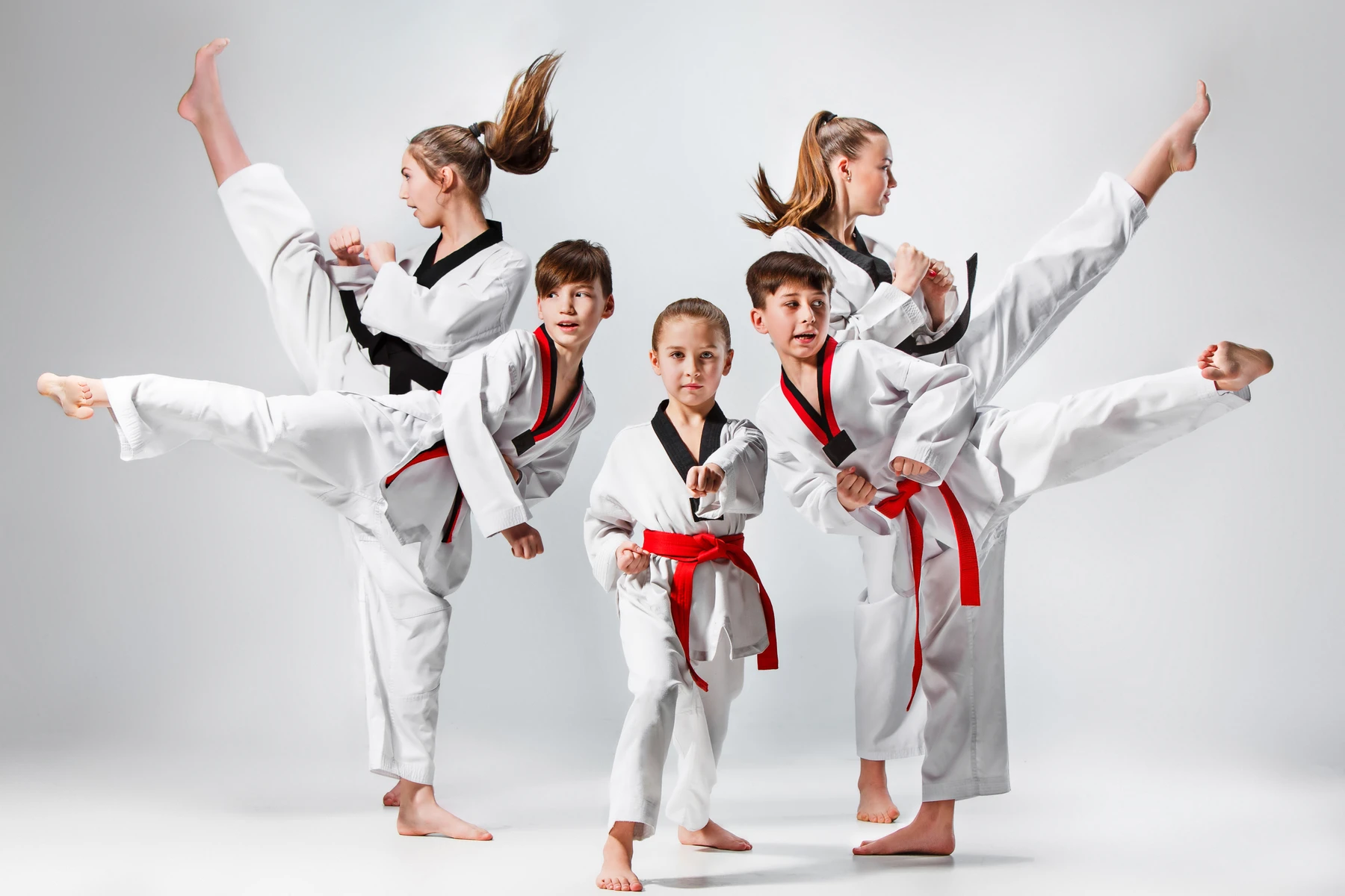 Students in Martial Arts Class